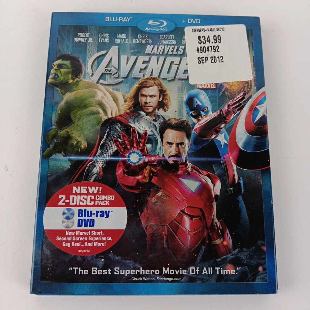 Marvel's The Avengers (Two-Disc Blu-ray/DVD Combo in Blu-ray Packaging) Great